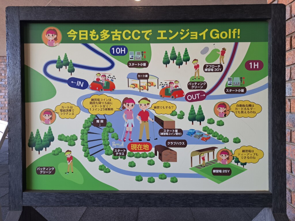 江東区大島のゴルフスクール・いもりゴルフサポートスタジオ・いもり的ゴルフ場ガイド・多古CC編